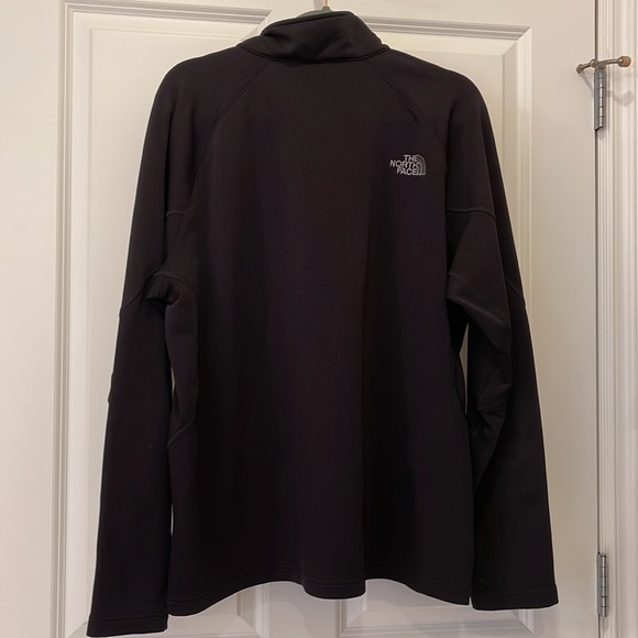 Black The North Face 3/4 Zip Size XL - Picture 2 of 4